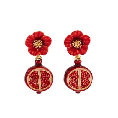 Pomegranate earrings by Fable England